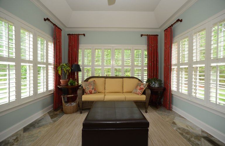 Window Treatments Ideas For Sunrooms In Tampa  Sunburst Shutters Tampa, FL